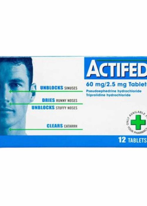 Actifed Nasal Congestion Tablets - 12 Pk