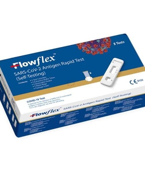 Flowflex Antigen Rapid Self Test Kit - 5 Pack