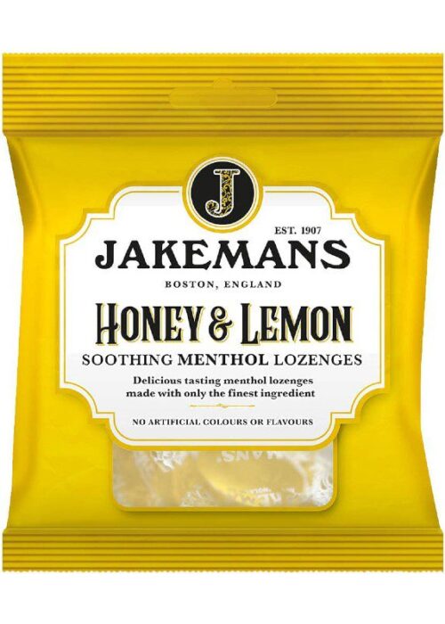 Jakemans Honey & Lemon Soothing Menthol Throat Lozenges - 73g