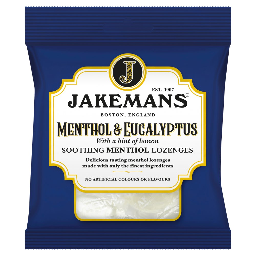 Jakemans Menthol & Eucalyptus Soothing Throat Lozenges - 73g