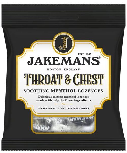 Jakemans Soothing Menthol Throat & Chest Lozenges - 73g