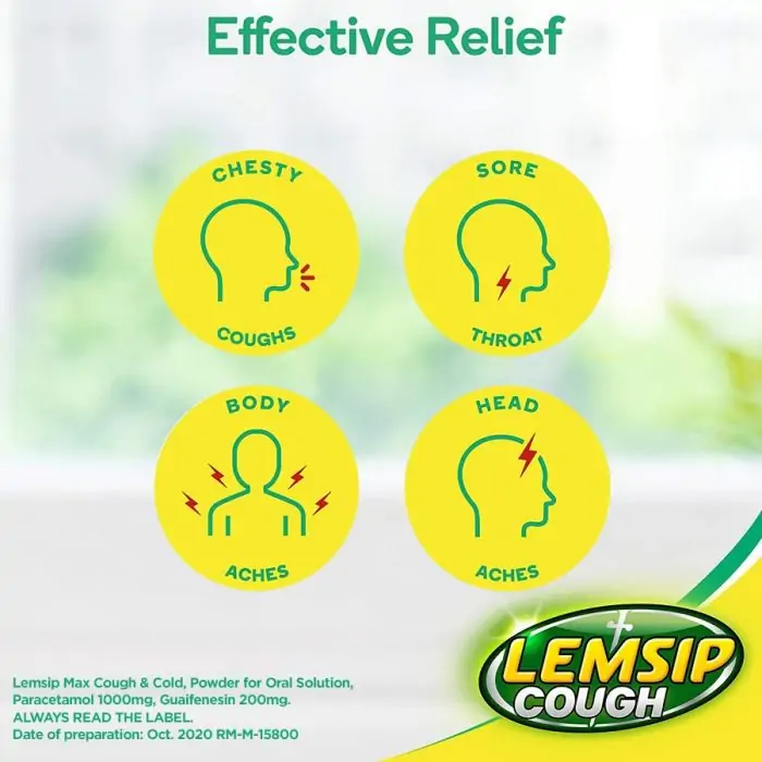 Lemsip Max Cough And Cold Powder Sachets - Lemon - Image 2