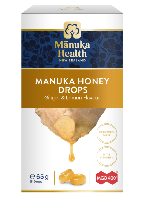 Manuka Ginger And Lemon Drops - 15 Tablets