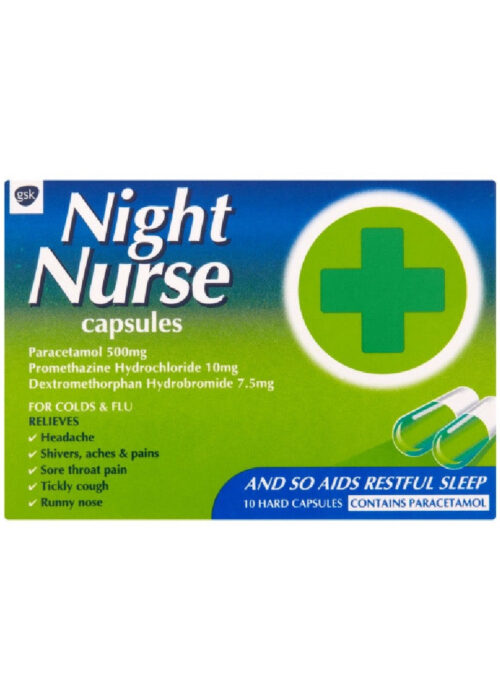 Night Nurse Capsules - 10 Pk