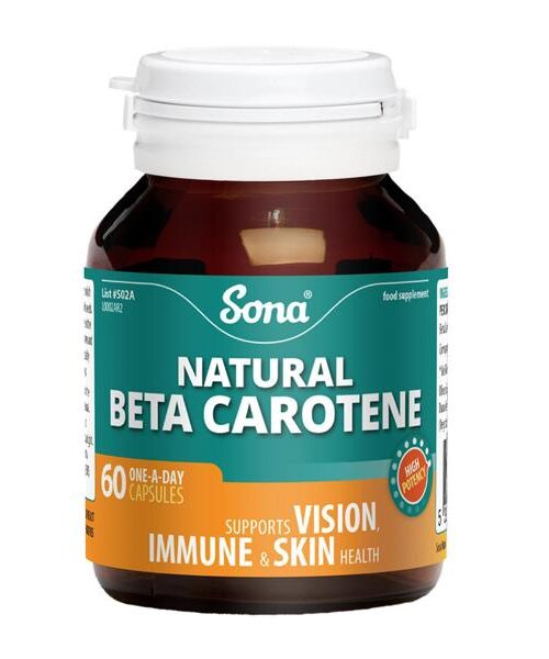 Sona Beta Carotene One A Day - 60 Capsules