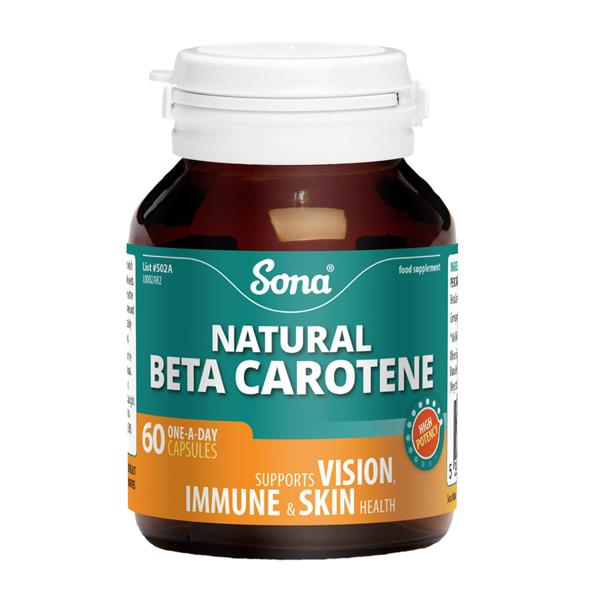Sona Beta Carotene One A Day - 60 Capsules