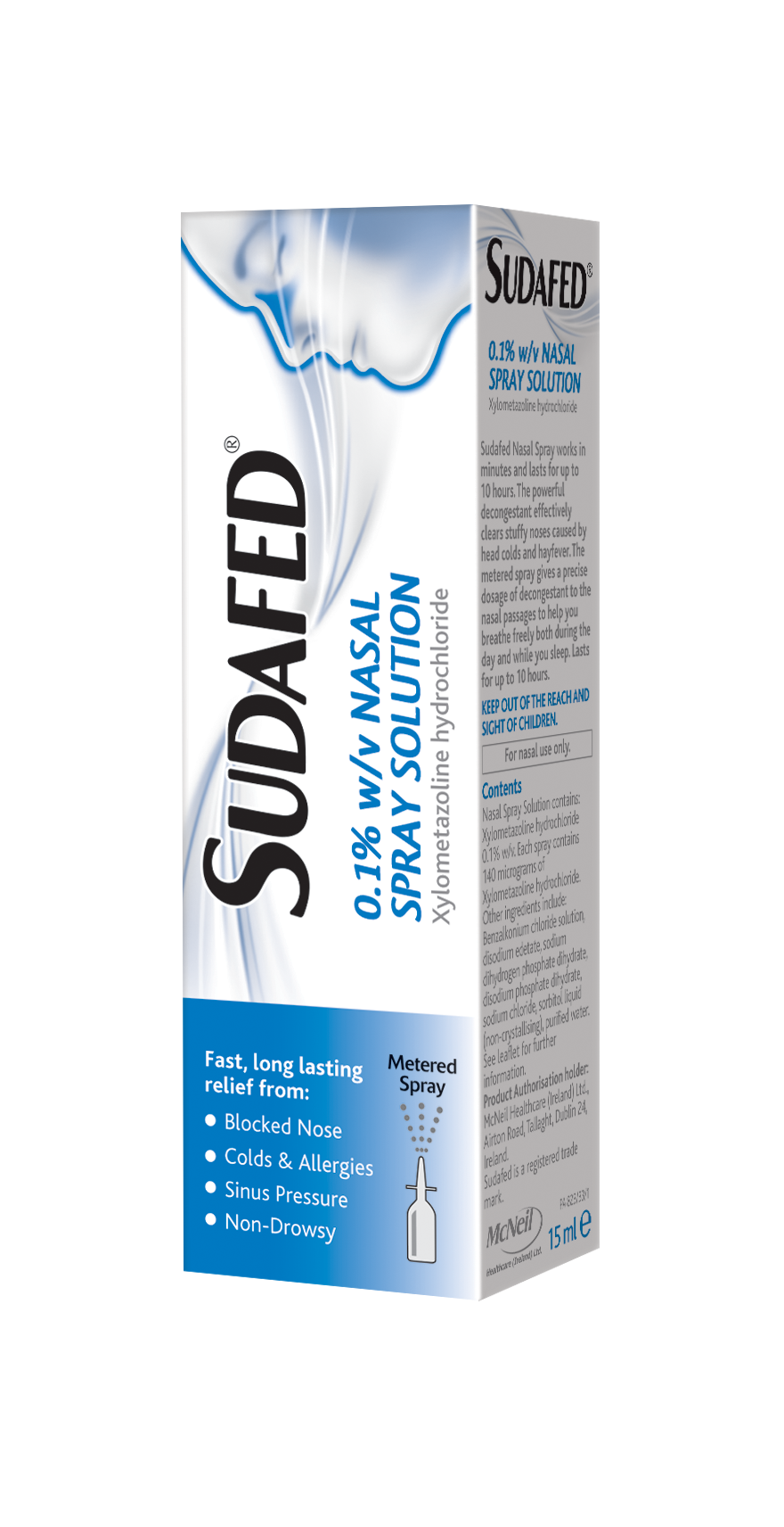 Sudafed 0.1% Nasal Spray Solution