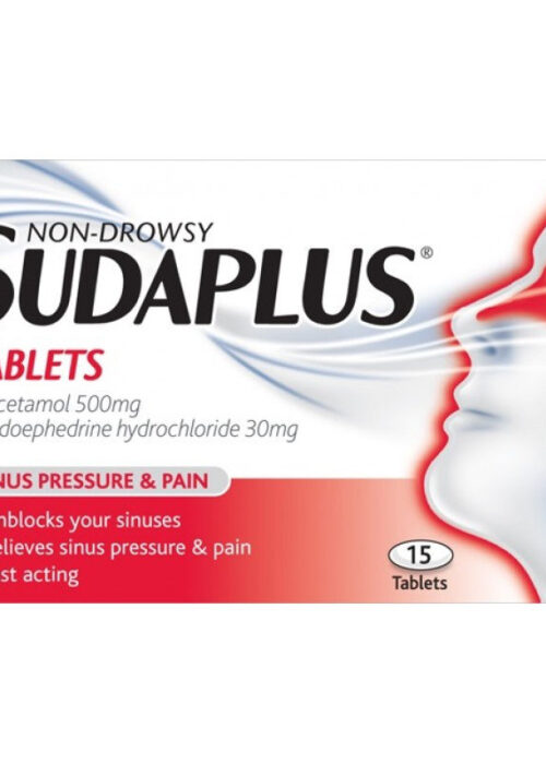 Sudaplus Non-Drowsy Sinus Relief Tablets - 15pk