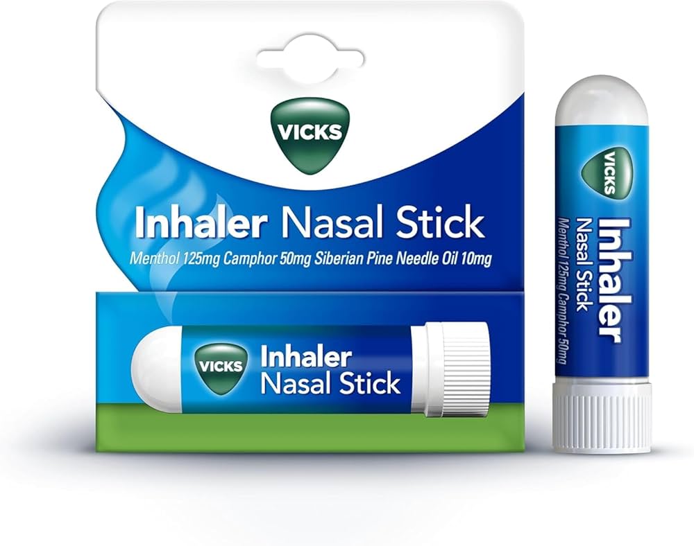 Vicks Nasal Inhaler Stick for Blocked & Stuffy Nose Relief